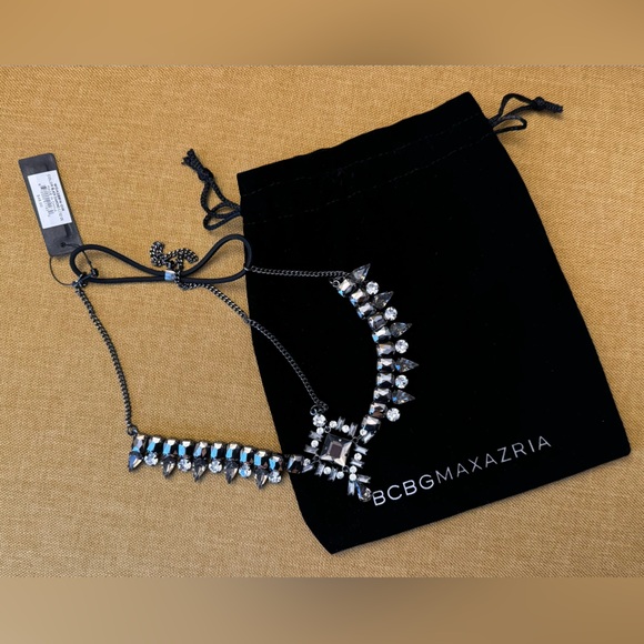 BCBGmaxazria Tri-Chain Elastic Headband, Black - Picture 1 of 3